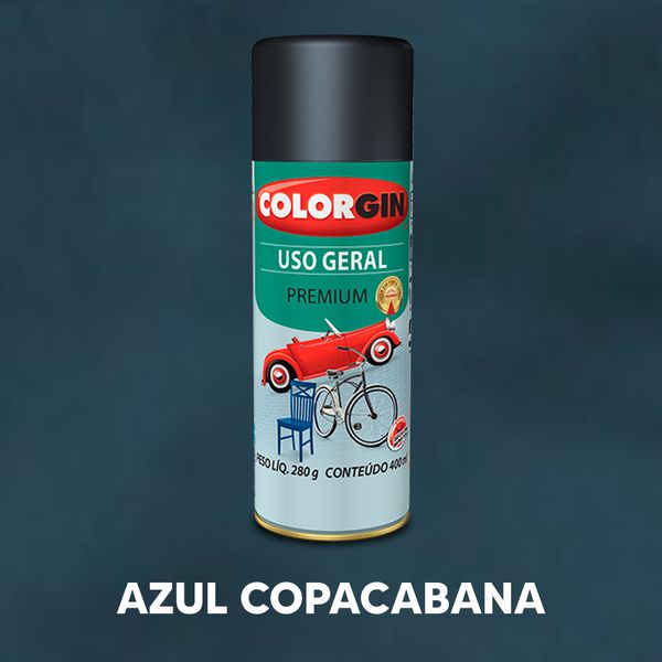 Spray Uso Geral Colorgin - Azul Copacabana