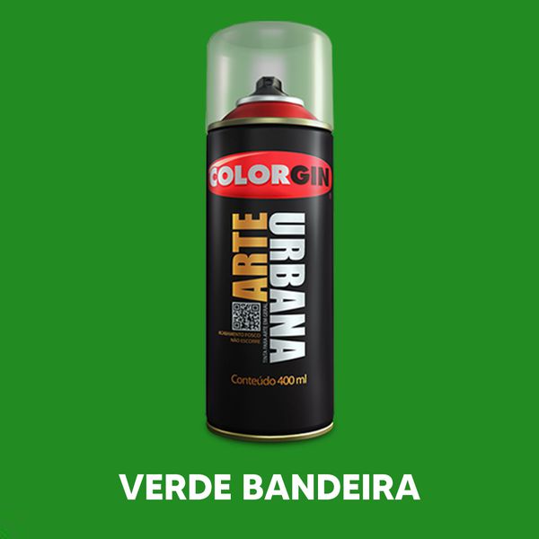 Spray Arte Urbana 400ml - Verde Bandeira