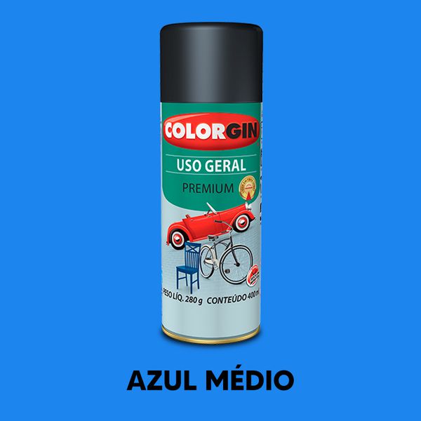 Spray Uso Geral Colorgin - Azul Médio