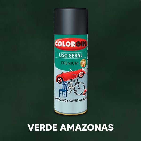 Spray Uso Geral Colorgin - Verde Amazonas