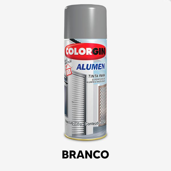 Spray Alumen Colorgin - Branco 