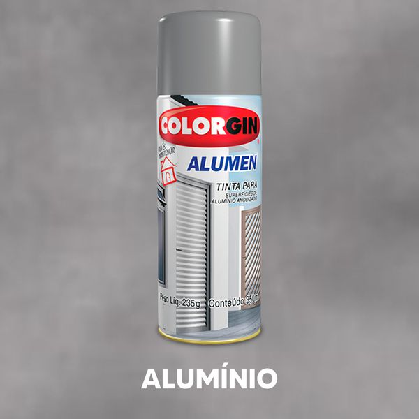 Spray Alumen Colorgin - Alumínio