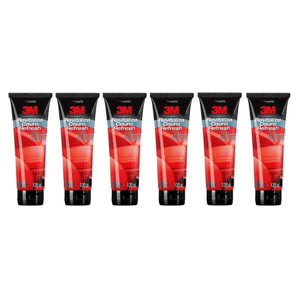 Pacote Com 6 Unidades Revitalizador De Couro Refresh 3m
