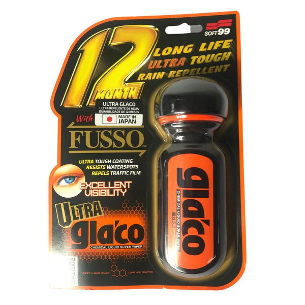 CRISTALIZADOR DE VIDROS ULTRA GLACO FUSSO 0,7L SOFT99 HIDRO REPELENTE