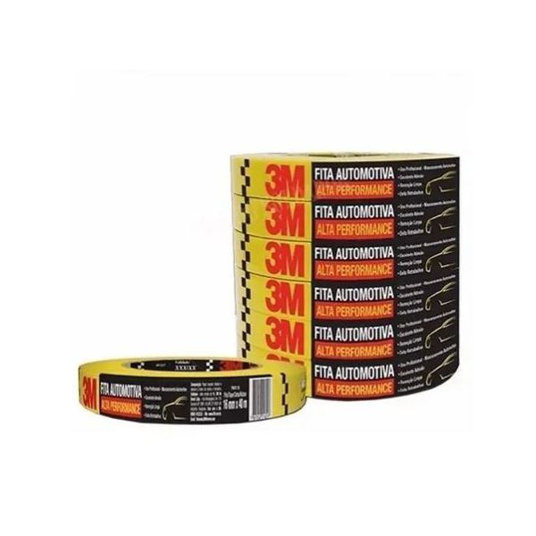 FITA CREP 18MM X 40M AUTOCREPE AMARELA 3M