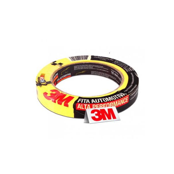FITA CREP 16MM X 40M AUTOCREPE AMARELA 3M
