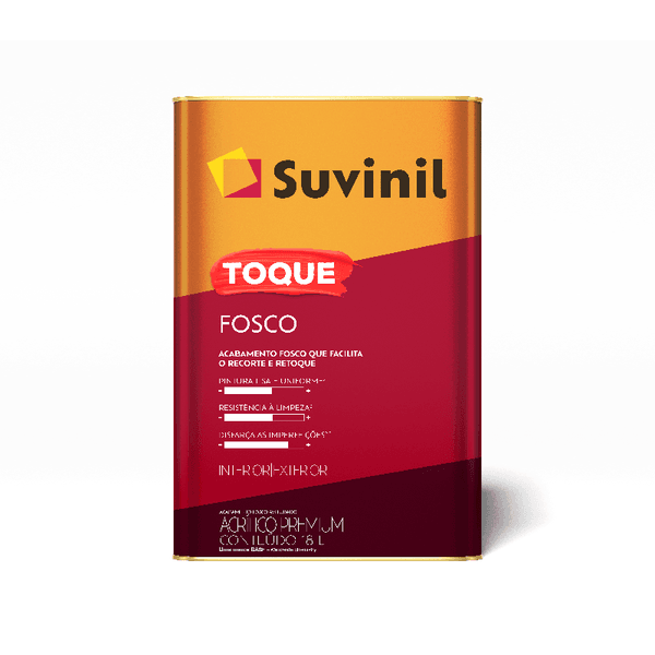 Tinta Para Parede 18l Toque Fosco Suvinil - Branco Neve