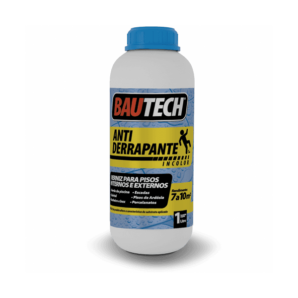 Verniz Antiderrapante Para Pisos Internos e Externos 1 Litro Bautech