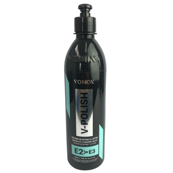 POLIDOR REFINO E LUSTRO PREMIUM V-POLISH 500ML TODOS TIPOS DE VERNIZ