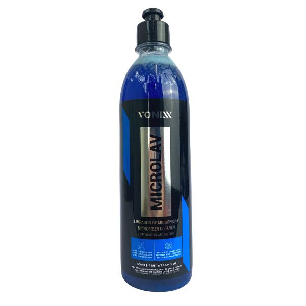 SABÃO CONCENTRADO DE LAVAGEM DE MICROFIBRA MICROLAV 0,5L