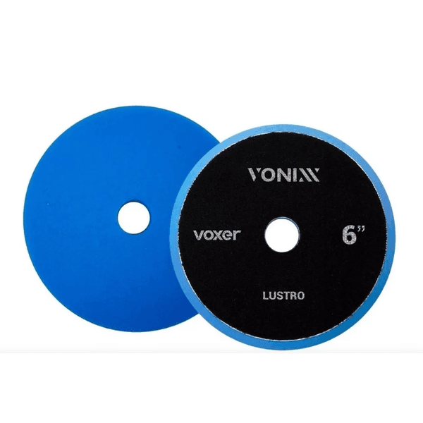 BOINA LUSTRO AZUL CLARO 6" VOXER VELCRO ROTATIVA OU ROTO-ORBITAL