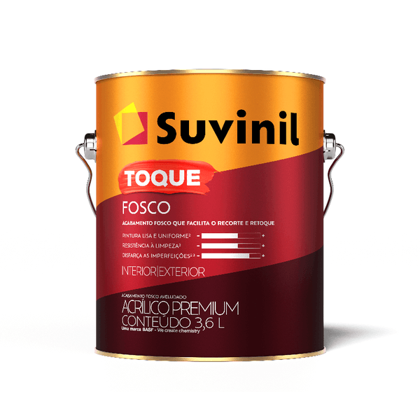 Tinta Para Parede 3,6l Toque Fosco Suvinil - Rio Paíne