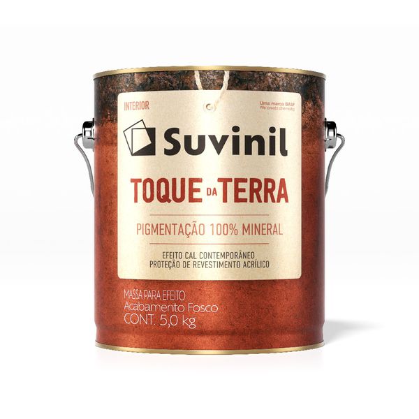 MASSA PARA EFEITO TOQUE DA TERRA 5KG SuUVINIL - ARGILA ROSADA