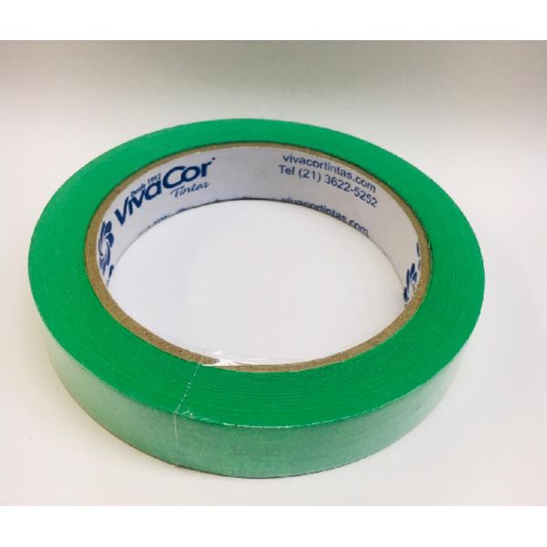 FITA CREP 8MM X 40M VERDE VIVA COR