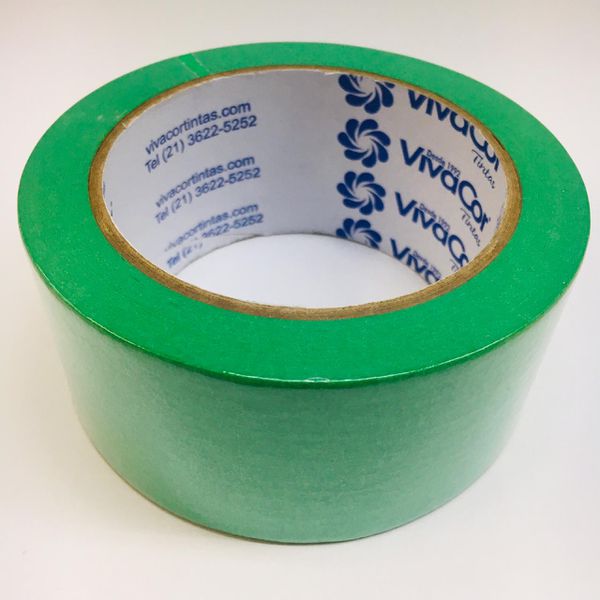 FITA CREP 48MM X 40M VERDE VIVA COR