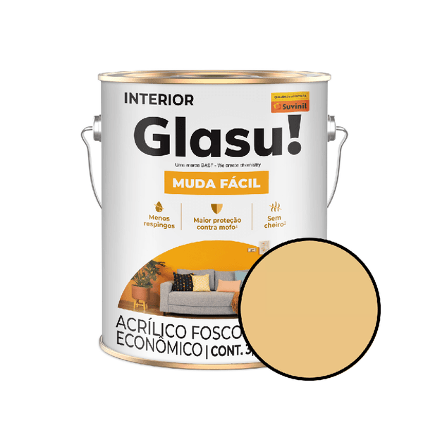 Tinta Econômica Glasu - Cromo Suave