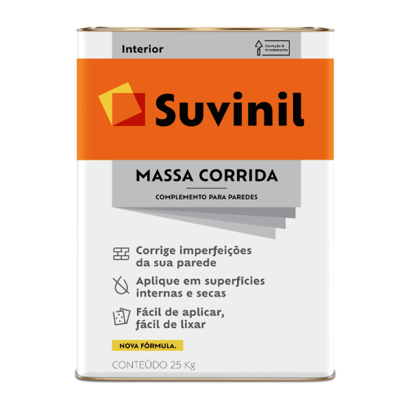 MASSA CORRIDA 25KG (LATA)SUVINIL
