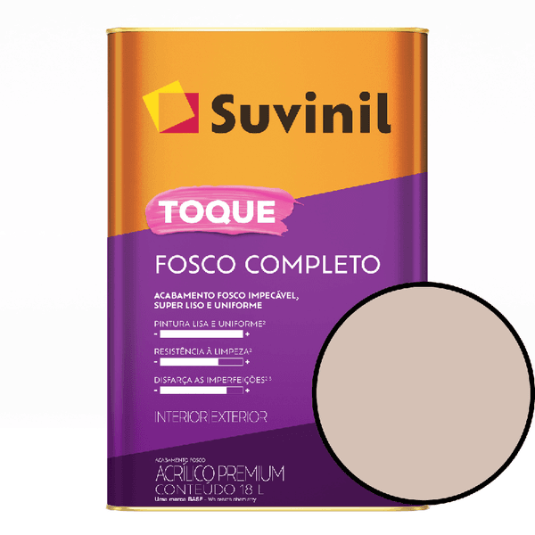 Tinta Para Parede 18 Litros Toque Fosco Completo Suvinil - Allure