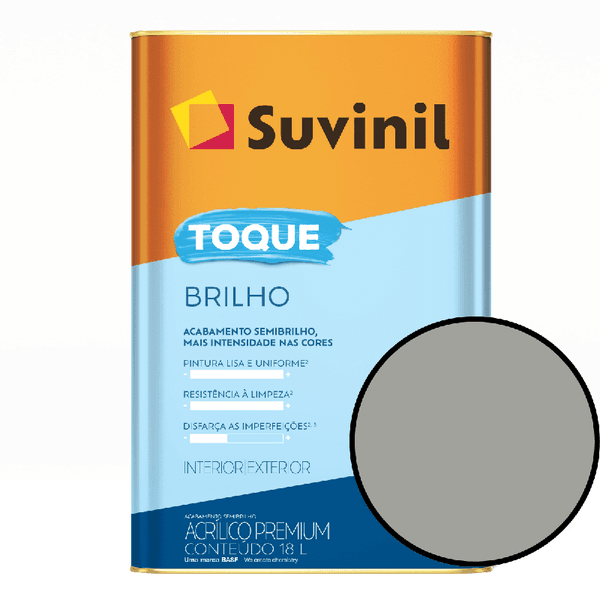 Tinta Para Parede 18 Litros Toque Brilho Semi Brilho Suvinil - Elefante