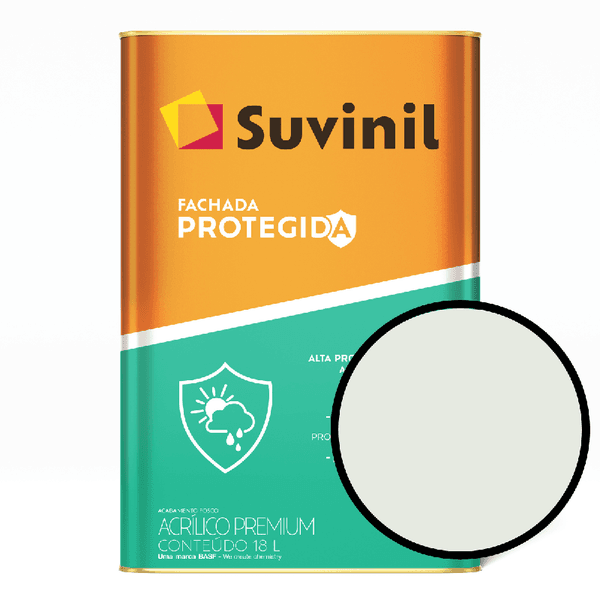 Tinta AcrÍlica 18 Litros Fachada Protegida Fosco Suvinil - Gelo