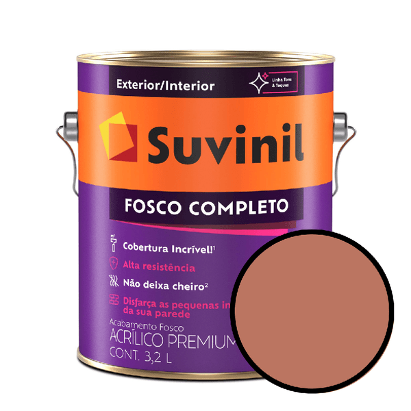 Tinta Fosco Completo Suvinil - Terra Roxa