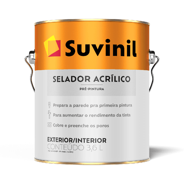 SELADOR ACRÍLICO 3,6 Litros - SUVINIL