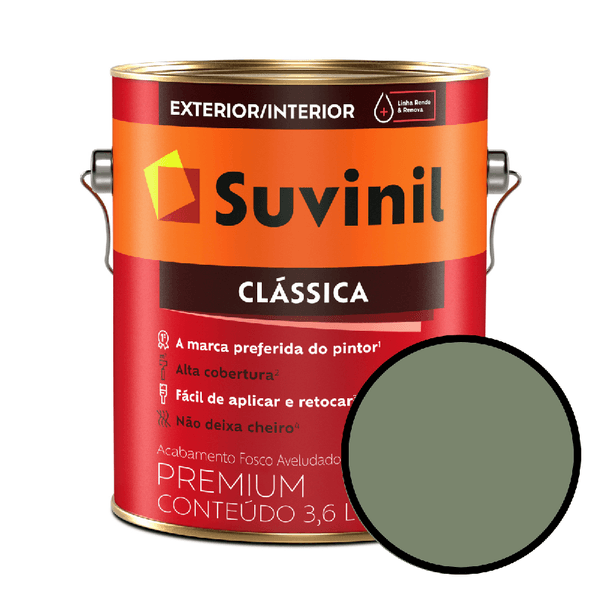 Tinta Clássica Suvinil - Verde-musgo