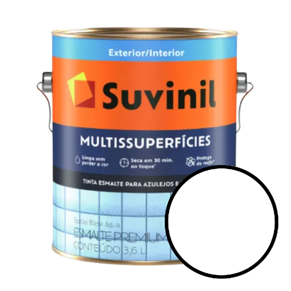 ESMALTE MULTISSUPERFÍCIES BRANCO 3,6 Litros - SUVINIL