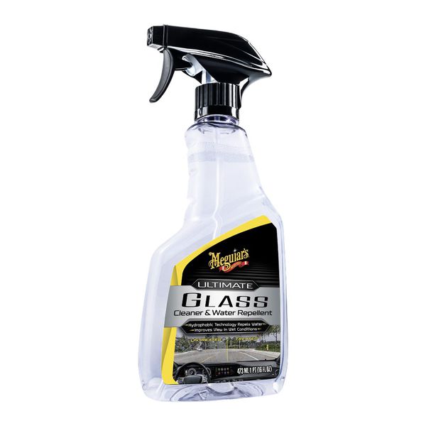ULTIMATE GLASS CLEANER E REPELENTE DE ÁGUA 473ml MEGUIAR´S