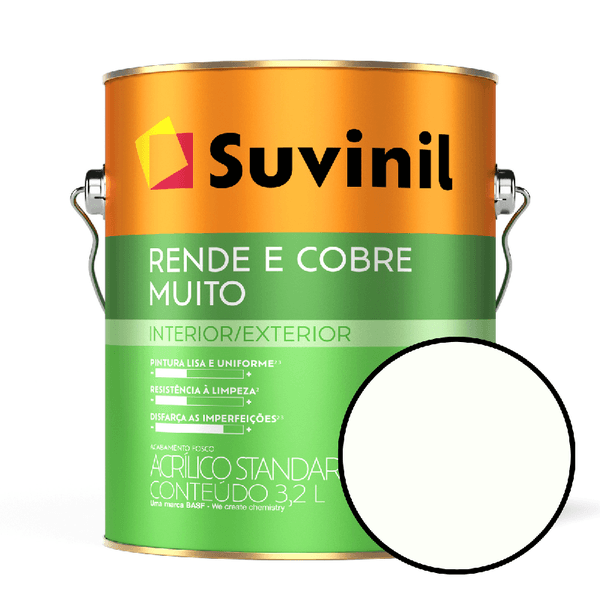 TINTA RENDE E COBRE MUITO SUVINIL - BRANCO NEVE