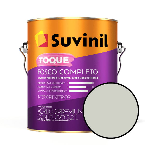 Tinta Para Parede 3,6 Litros Toque Fosco Completo Suvinil - Rio Paíne
