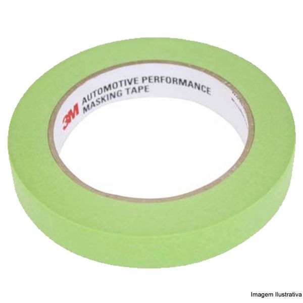 Fita Crepe 18mm x 32m 3M Scotch 233+ Profissional Verde