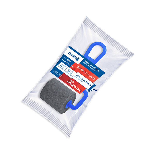 Rolo Espuma 4CM 1340 C/ Sup Tigre – Pintura Precisa e Rápida