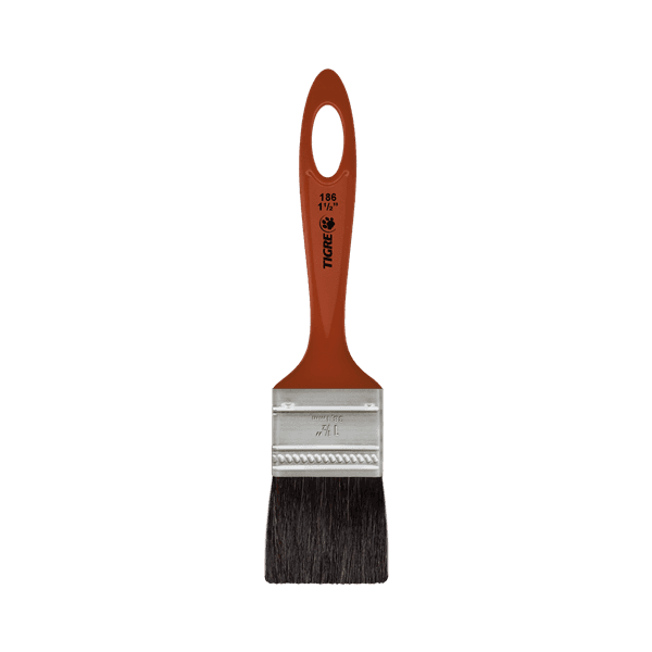 Trincha 1 1/2" 186 Tigre Cerdas Sintéticas Acabamento Fino