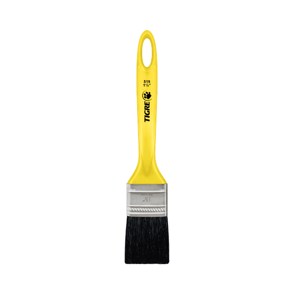 Trincha 1 1/2" 519 Tigre Cerdas Sintéticas Acabamento Fino