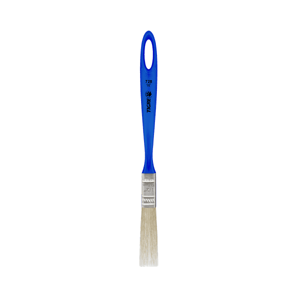 Trincha 1/2" 728 Tigre Filamento Sintético Branco – Versátil