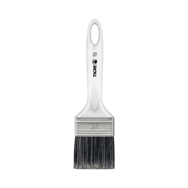 Trincha 2 ½" 723 Tigre Sintética Gris – Acabamento Profissional