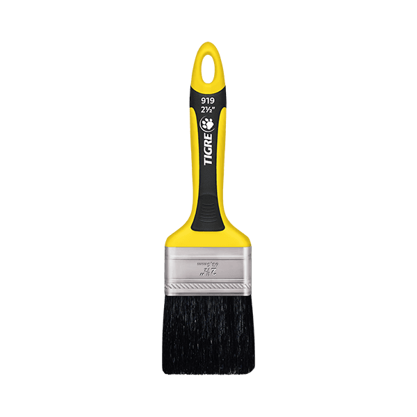 Trincha 2½" 919 Tigre Reta Profissional para Pintura Fina