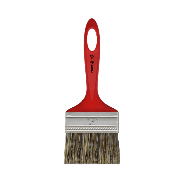 Trincha 3" 500 Tigre Cinza Alta Performance Látex e Acrílica