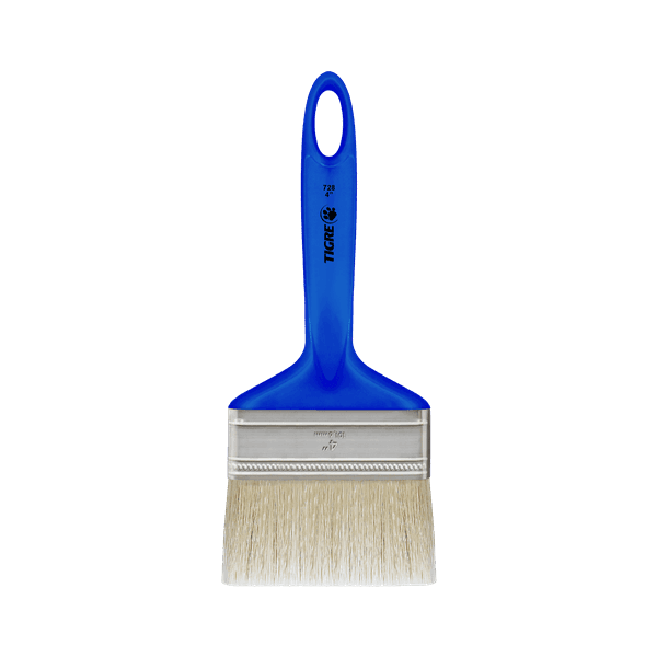 Trincha Tigre 728 4" Multiuso – Madeira, Verniz e Stain