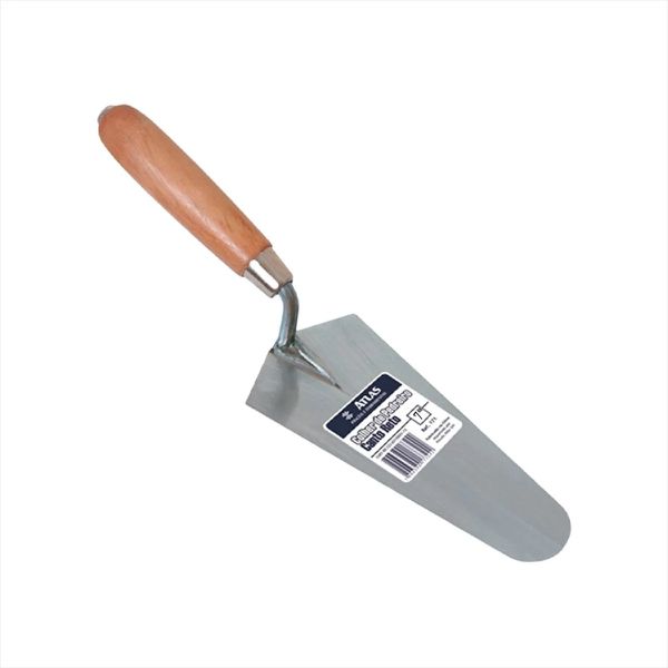 Colher Pedreiro 7" Atlas CT Reto Aço Carbono Profissional