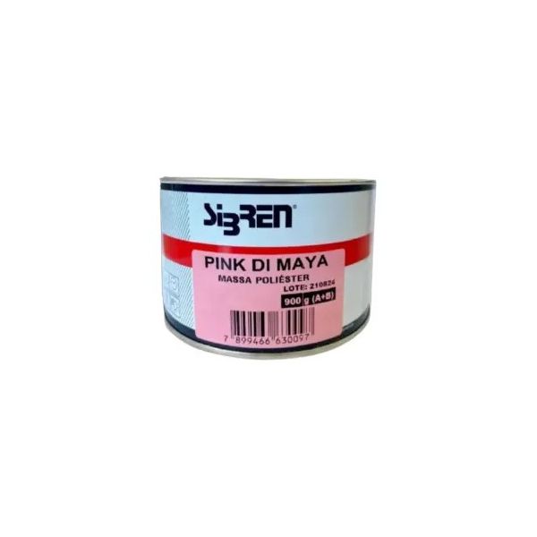 Massa Poliéster Pink Di Maia 0,9kg – Reparo e Acabamento
