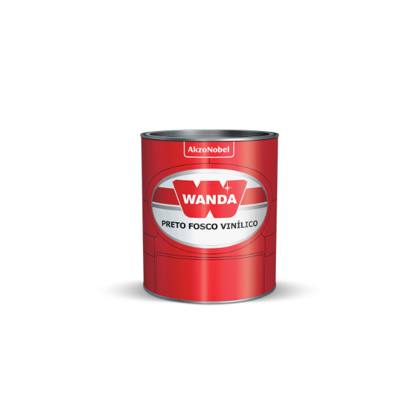 PRETO FOSCO VINILICO 0,6L WANDA