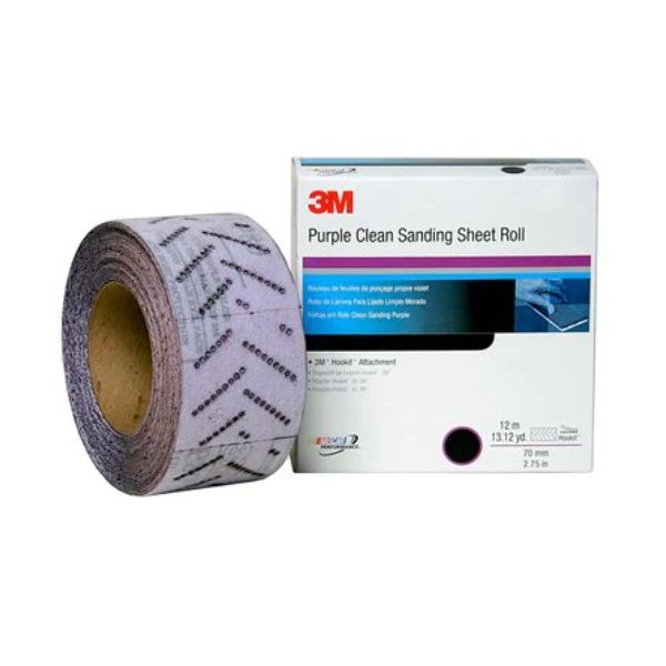 ROLO DE LIXA CLEAN SANDING SHEET ROLL P080 - 70MMX12M 3M