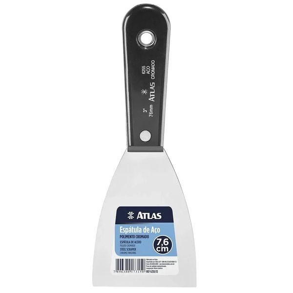 Espátula Cromada 7,6 cm Atlas 6255/12 – Potência e Precisão