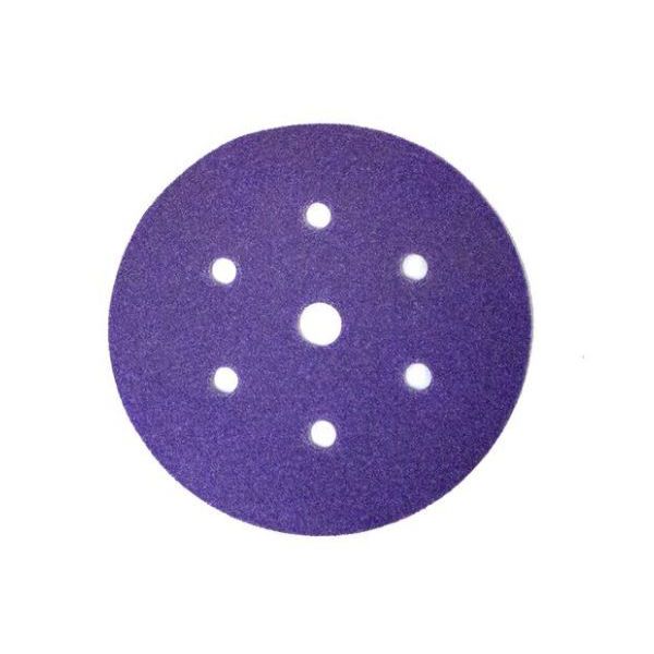 DISCO HOOKIT ROXO 7 FUROS P150 734U / 737U - 152MM 3M