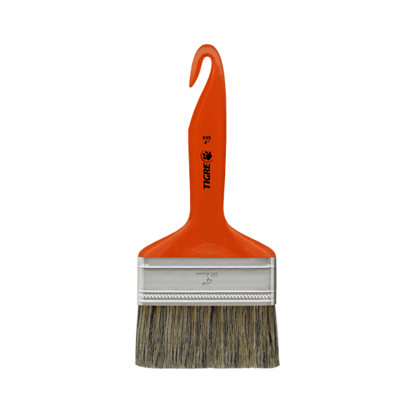 Trincha Tigre 695 4" Média Multifuncional Látex e Acrílica