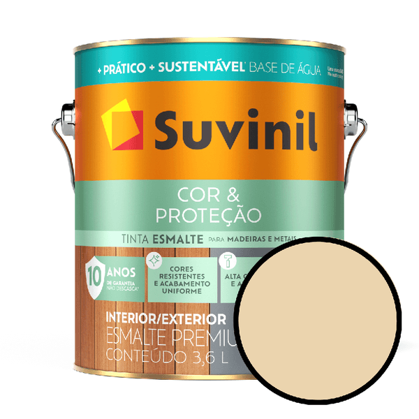 Esmalte Seca Rápido Brilhante Suvinil - Marfim Nobre