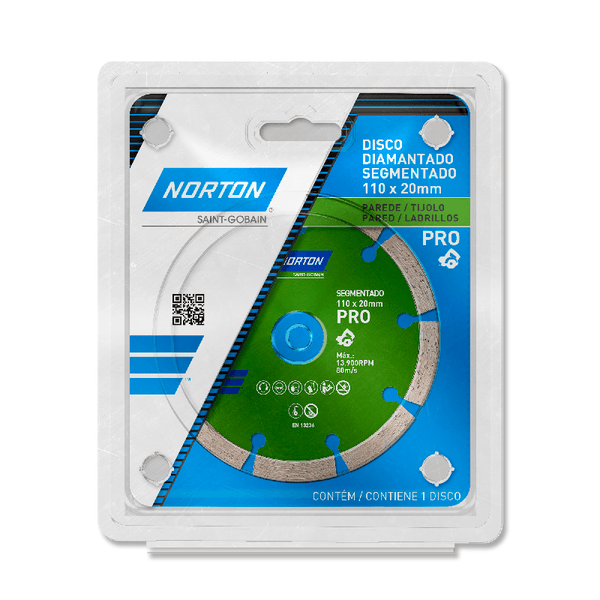 Disco de Corte Diamantado Pro - Segmentado Norton