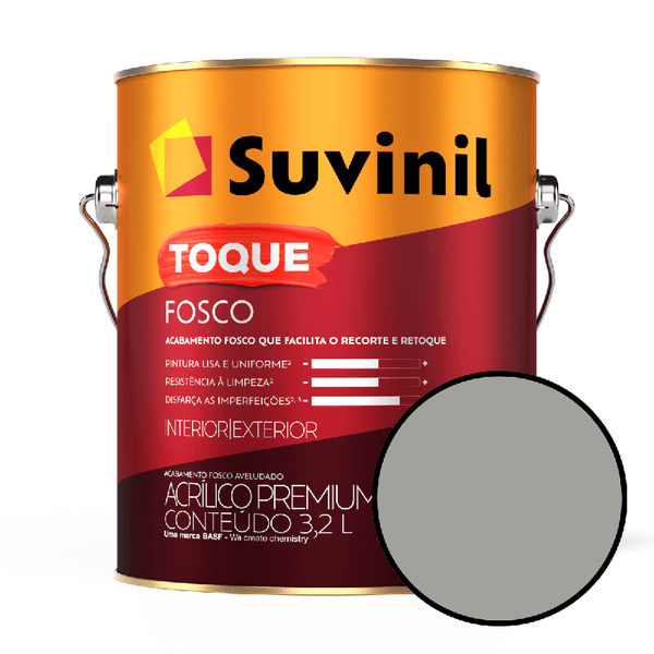 Tinta Para Parede 3,6 Litros Toque Fosco Suvinil - Elefante